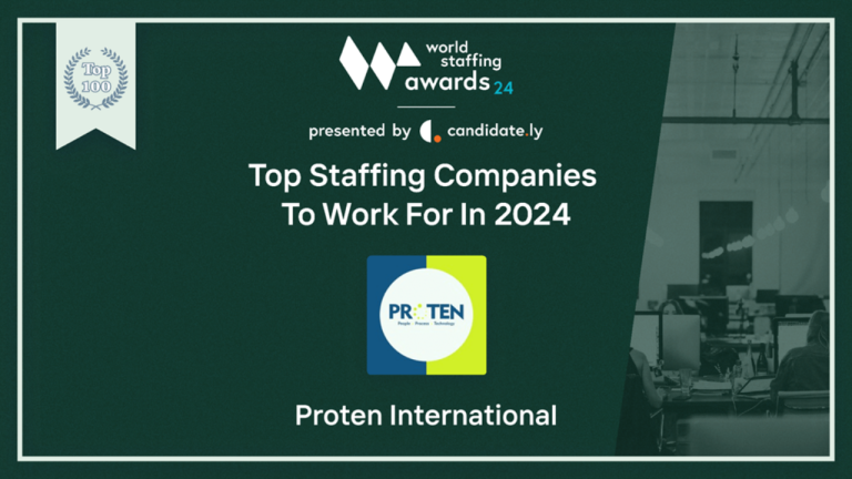 Proten International Wins “Top 100 Staffing Company to Work for in 2024” Award