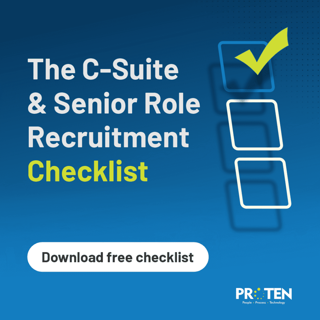 The C Suite Senior Role Recruitment Checklist 2
