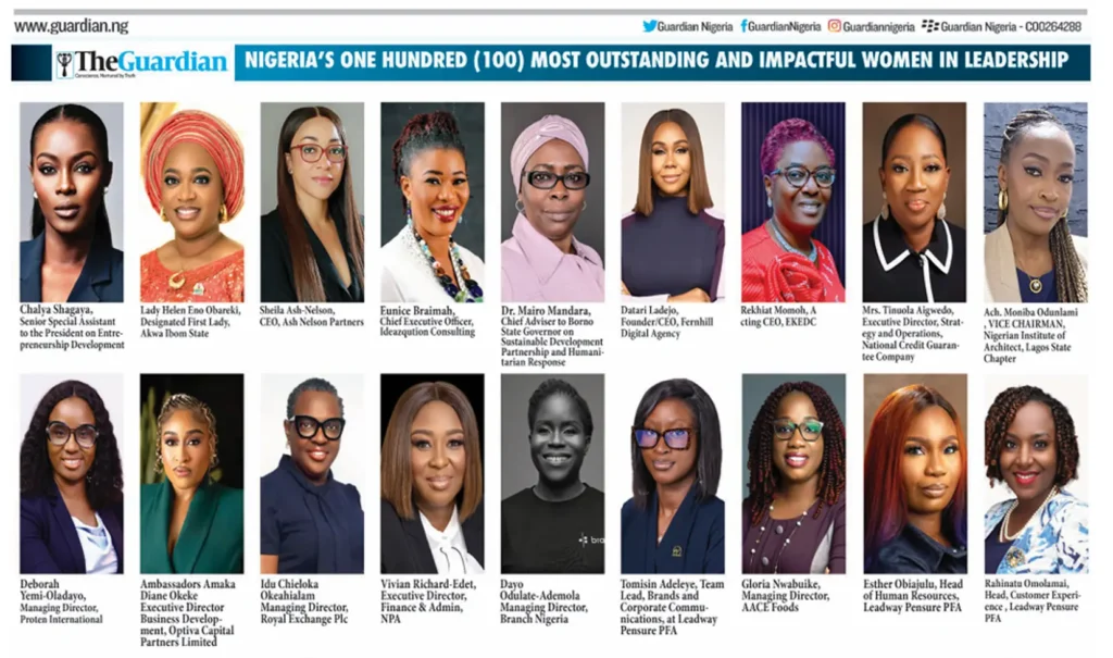 Proten International MD Recognised Among Guardian’s 100 Most Outstanding and Impactful Women in Leadership 100 Most Outstanding Women
